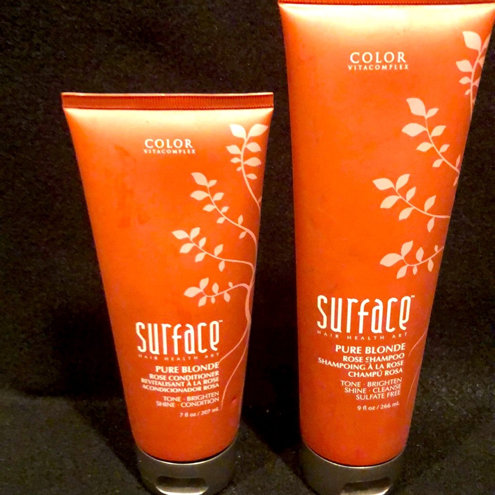 SURFACE PURE BLONDE ROSE GOLD SHAMPOO& CONDITION.NEW.PRICED TO SELL.⬇️WHOLESALE
